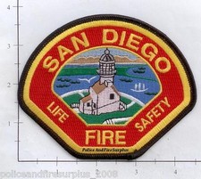 California - San Diego CA Fire Department Patch Life Safety Lighthouse picture