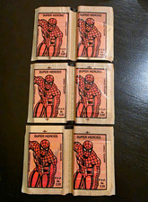 1980 Marvel Super Heroes Venezuela sticker packs Rare Pristine condition (3) picture