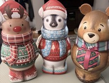 Russell Stover Christmas Tins (3) picture