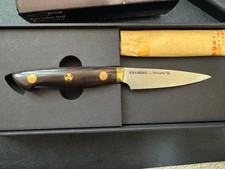 Bob Kramer Zwilling Euroline Carbon Collection 10cm Petty Knife, Rare picture