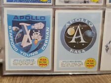 1969 Topps MAN ON THE MOON CARDS COMPLETE SET Of 55 CARDS IN BINDER PAGES NRMNT picture