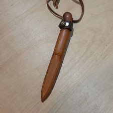 Vintage Erik Anton Berg Eskilstuna Sweden Rostfri Hunting Knife Leather Sheath picture
