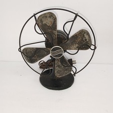 Vintage Westinghouse Whirlwind Desk Fan 9”Antique 420550 Works picture