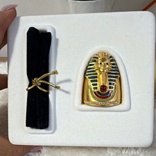 Estée Lauder Beautiful Gilded Sphinx Solid Perfume Compact 2002 picture
