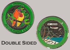 Tikibirds Grand Rapids MI Geocaching Double Sided Challenge Coin J#46 picture