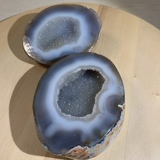 Open‑Mouth Agate Crystal Basin, Positive Energy Prosperity Tabletop Ornament picture