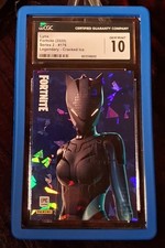 ✨️2020 Panini Fortnite Series 2 LYNX Cracked Ice USA ~ CGC / PSA 10 ✨️ Pop 2 ✨️ picture