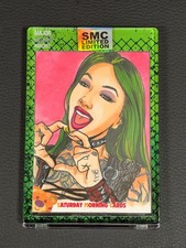 Shotzi Blackheart 1/1 Sketch Munshaw Saturday Morning Cards One of One picture