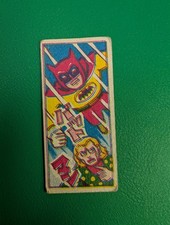 1960s menko japanese batman card #72514251 space back green picture