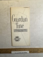 VTG 1959 Super Chevrolet Service Guardian Tune Engine Tune-Up 1955-1959 Booklet picture