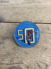 1950/60’s Era Boy Scouts 2” Metal 50 Miler Neckerchief Slide picture