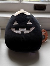 NWT Squishmallows 8” PAIGE Pumpkin Jack-O'-Lantern Halloween Plush Collectible picture