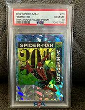 1992 Spider-Man 30th Anniversary Prism Promoted #P9 PSA 10 πππ picture
