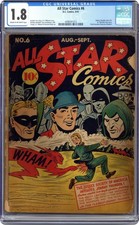 All Star Comics #6 CGC 1.8 1941 4498341013 picture