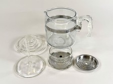 Vintage Pyrex Flameware 6 Cup Glass Coffee Percolator 7756 Excellent Complete picture