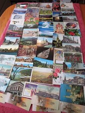 Lot of 50 Postcards Travel US & International Monuments Scenery & photography + picture