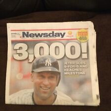 DEREK JETER ** NY YANKEES 3,000th Hit .    picture