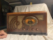 1934 Vintage Goodyear Wings 686B Tube Radio-Plays Great-Rare picture