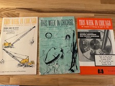 This Week in Chicago, Three Issues, 1953 1958 1962, Pamphlets Detailing Events picture