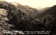 1940s AURORA WEST VIRGINIA CHEAT MT. U.S. 50 HWY PHOTO RPPC POSTCARD 44-193 picture