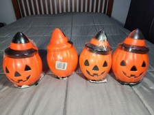(4) Vintage 1981 EMPIRE Pumpkin Blow Mold Jack-o’-Lantern 8
