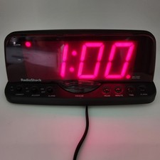 Vintage RadioShack 63-960 Extra Loud Alarm Clock Red LED Display Works picture