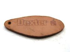 Dexter Brown Leather Key Chain Charm USA picture
