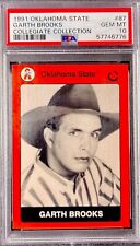 Garth Brooks 1991 Oklahoma State #87 Collegiate Collection RC PSA 10 Gem Mint picture