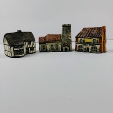 Vtg Tey Pottery Britain in Miniature #4 #13 #45 Countryside Collection ENGLAND picture