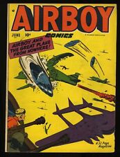Airboy Comics (1945) v8 #5 FN- 5.5 The Great Plane from Nowhere Hillman 1951 picture