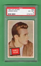 1957 Topps Hit Stars # 66 James Dean  PSA 6 picture