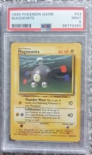 POKEMON CARD 1999 GAME BASE MAGNEMITE #53 GRADED PSA 9 picture