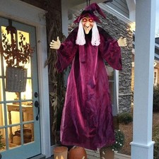 72” Halloween Decorations - Hanging Animatronic Witch Eyes for Haunted House Pro picture