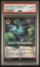 2024 Disney Lorcana EN 4 We Don’t Talk About Bruno #213 Enchanted PSA 10 picture