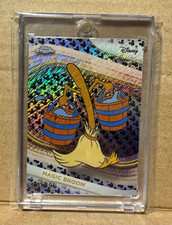 2025 Topps Chrome Disney MAGIC BROOM Fantasia Mickey Black White Refractor /101 picture