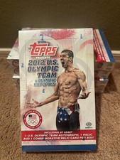 2012 Topps US Olympic Team & Hopefuls 5 Factory Sealed Hobby Boxes Autos Relics picture