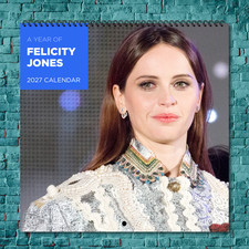 Felicity Jones 2027 Wall Calendar 12 Month Celebrity Photo Fan Collectible picture