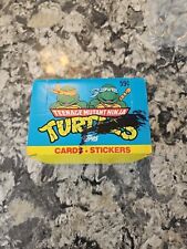 Teenage Mutant Ninja Turtles Full Box Of 24 Factory Sealed Packs 1990 Topps Box. picture