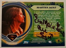 EVA MARIE SAINT 2006 Topps Superman Returns Rookie Card RC SIGNED AUTOGRAPH B picture