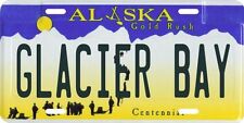 Glacier Bay Alaska Aluminum License Plate picture