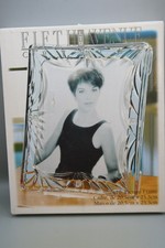 Fifth Avenue Heavy Crystal Photo Frame Silhouette Holds 8 x 10 Photo picture