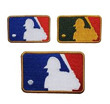 Batterman Logo World Series MLB Baseball Fully Embroidered Iron On Patch picture