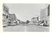 1950s Postcard Lebanon OH Business District Signs, Warren County Unposted Nice picture