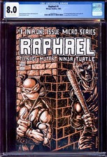 Raphael #1 (1995) CGC 8.0 Kevin Eastman - Peter Laird 1st