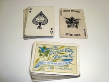 Circa 1910 Forest City Brewing Company Playing Card Deck, Cleveland, OH, 52+J picture