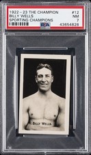 1922-23 THE CHAMP SPORTING CHAMPIONS #12 BILLY WELLS PSA 7 picture