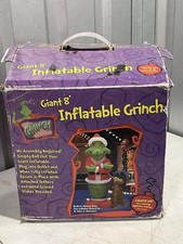 2004 Gemmy 8' Giant Inflatable Grinch Max Christmas Airblown Yard Decor picture