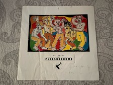 1984 Vintage FRANKIE Goes To HOLLYWOOD Sticker Welcome to Pleasuredome picture