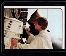 1977 Star Wars Panini Mini Sticker LUKE LOOKS AT R5-D4 #41 picture