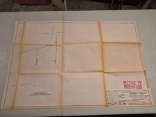 Vintage 1985 US Navy DDG-37 Farragut Class Propeller Rigging Blueprint Sheet 2 picture